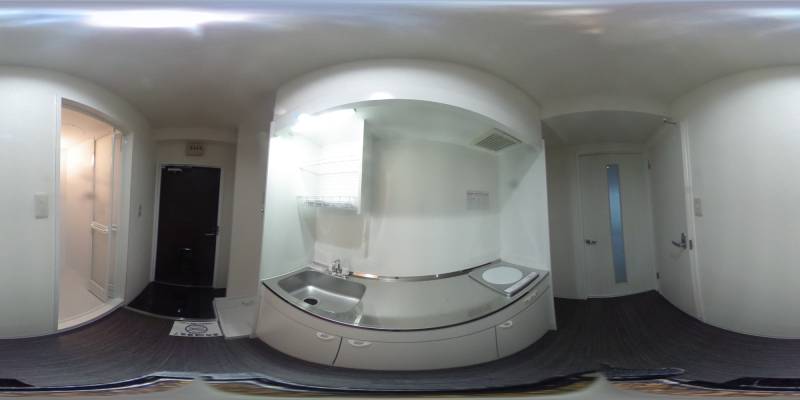 パノラマ画像キッチン