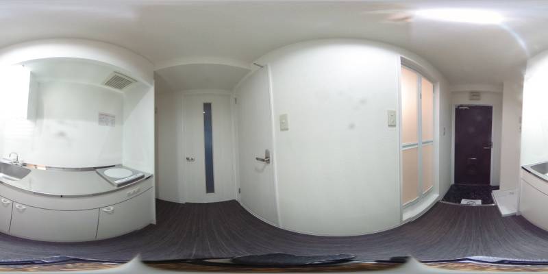 パノラマ画像キッチン