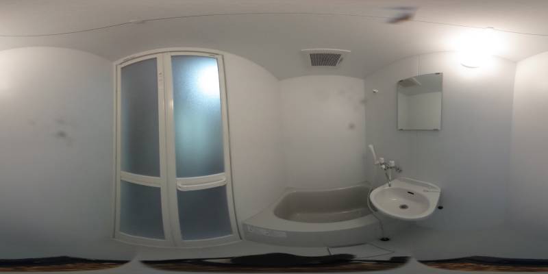 パノラマ画像バスルーム