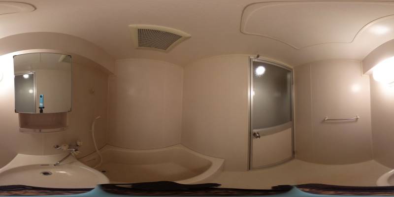 パノラマ画像バスルーム