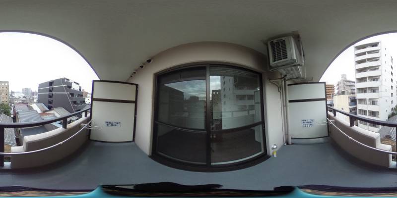 パノラマ画像バルコニー