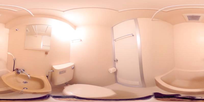 パノラマ画像バスルーム