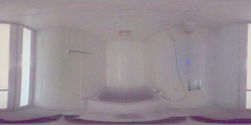 パノラマ画像バスルーム