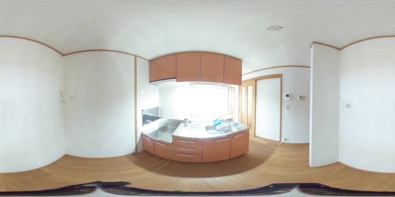 パノラマ画像キッチン