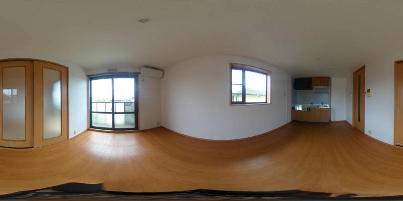 パノラマ画像リビング