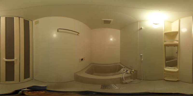 パノラマ画像バスルーム