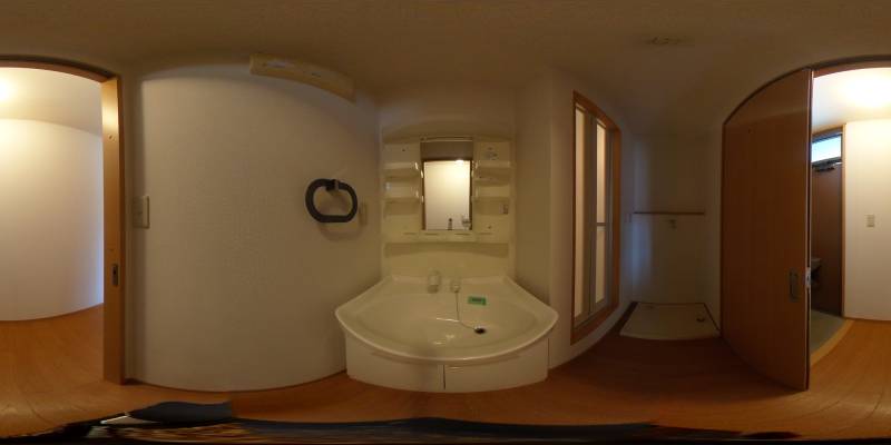 パノラマ画像洗面所