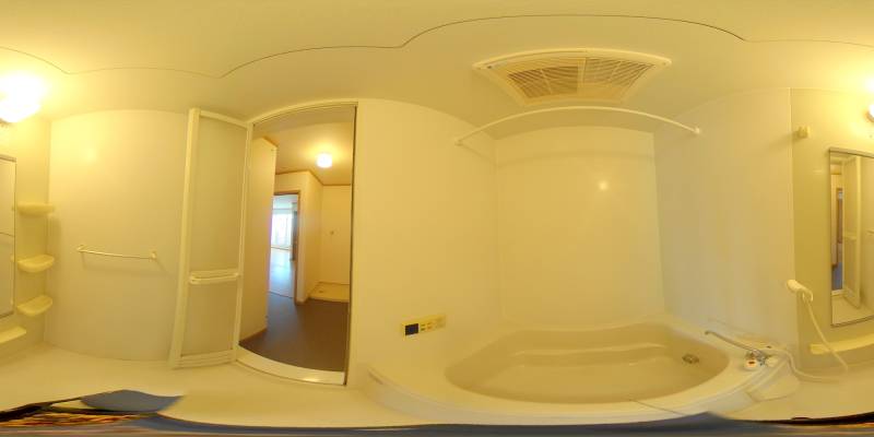 パノラマ画像バスルーム