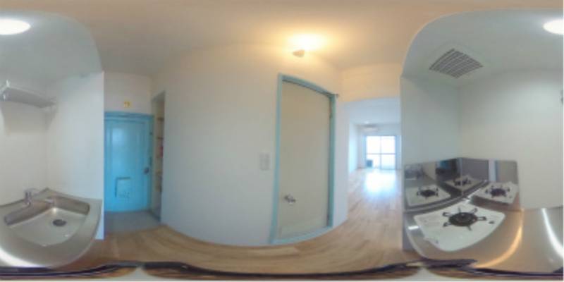 パノラマ画像キッチン