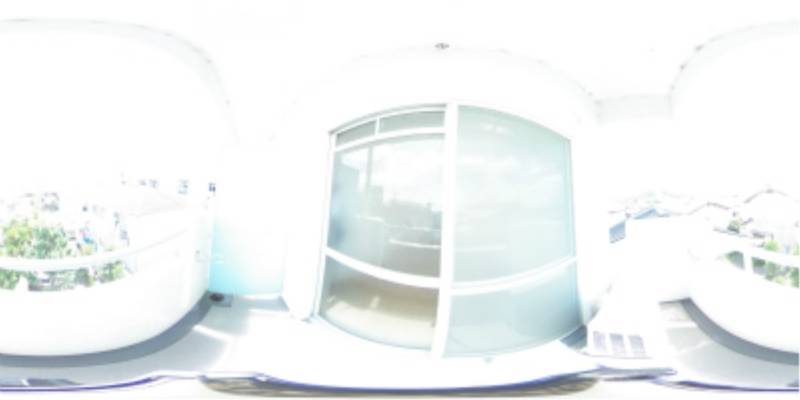 パノラマ画像バルコニー