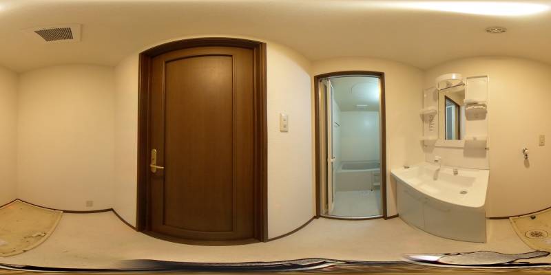 パノラマ画像洗面所