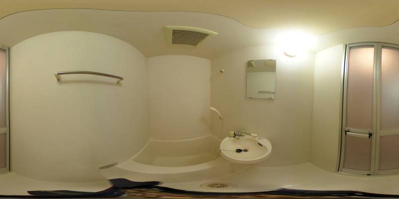 パノラマ画像バスルーム