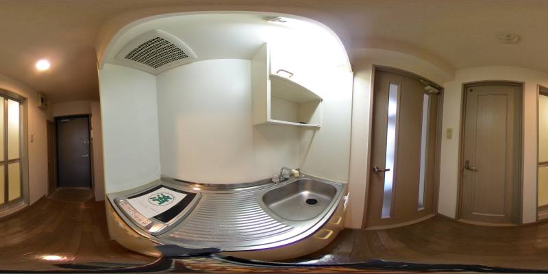 パノラマ画像キッチン