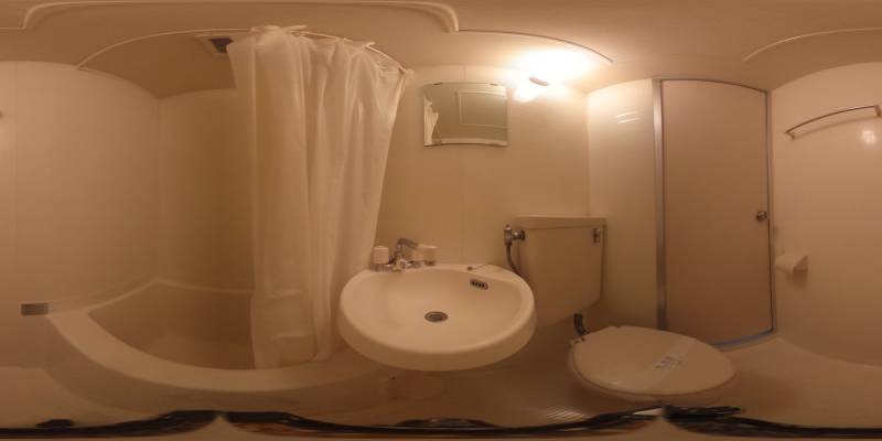 パノラマ画像バスルーム