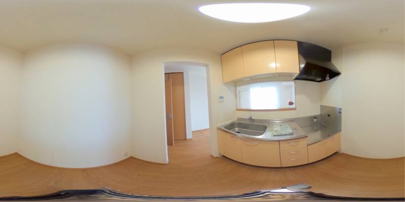 パノラマ画像キッチン