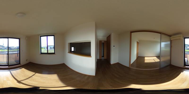 パノラマ画像リビング