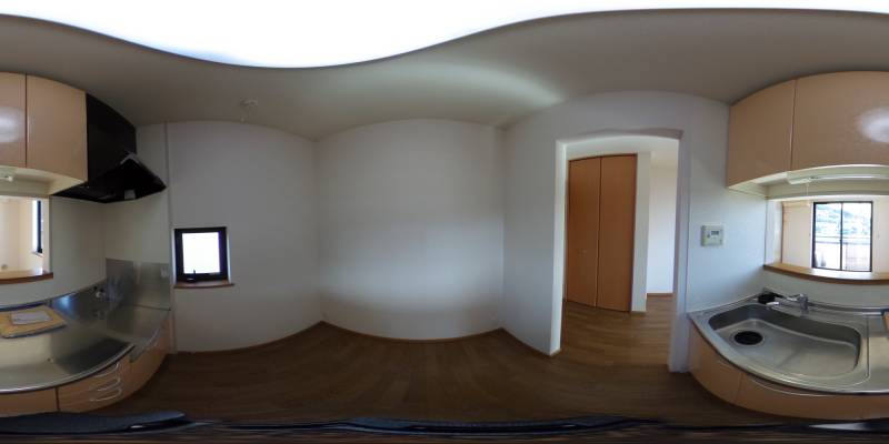 パノラマ画像キッチン