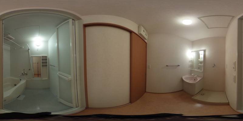 パノラマ画像洗面所