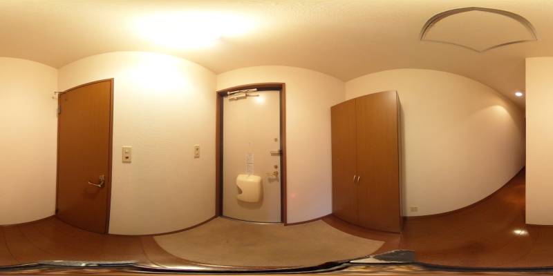 パノラマ画像玄関