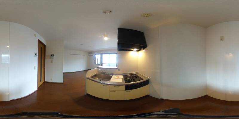 パノラマ画像キッチン