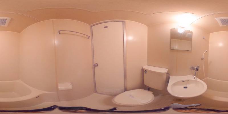 パノラマ画像バスルーム