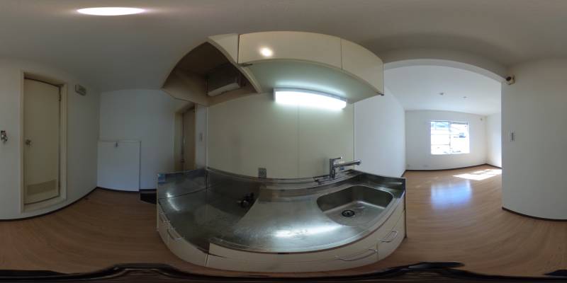 パノラマ画像キッチン