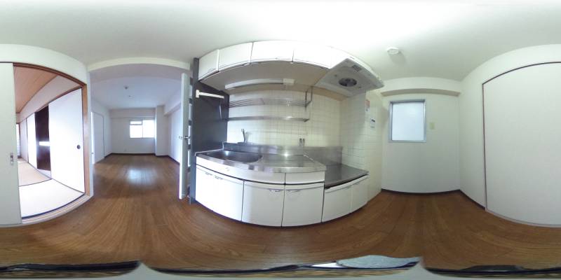 パノラマ画像キッチン