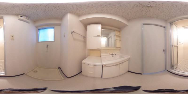 パノラマ画像洗面所