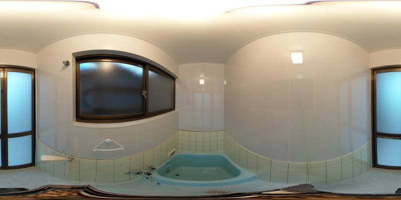 パノラマ画像バスルーム