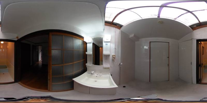 パノラマ画像洗面所