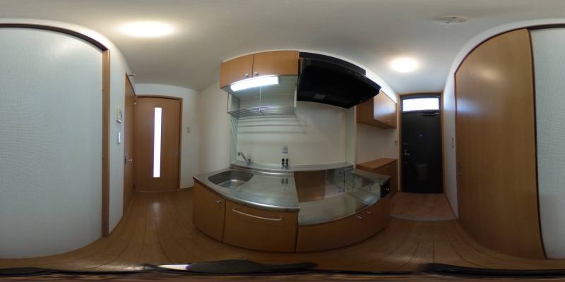 パノラマ画像キッチン