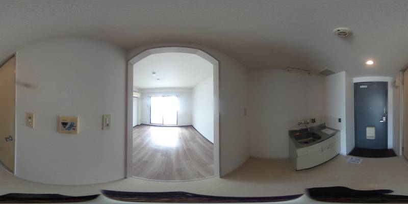 パノラマ画像キッチン