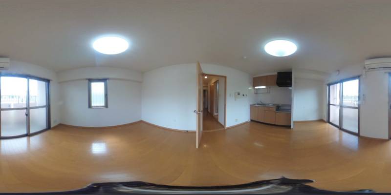 パノラマ画像リビング