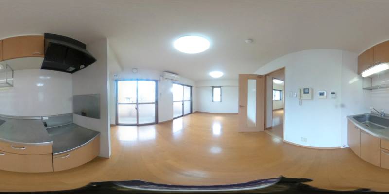 パノラマ画像キッチン