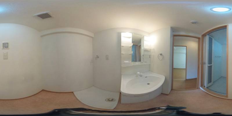 パノラマ画像洗面所