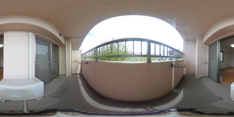 パノラマ画像バルコニー