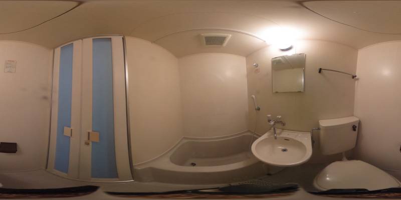 パノラマ画像バスルーム