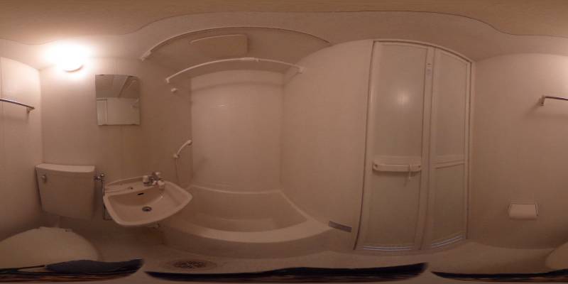 パノラマ画像バスルーム