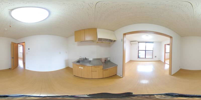 パノラマ画像キッチン