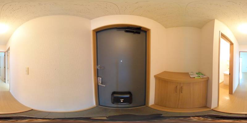 パノラマ画像玄関