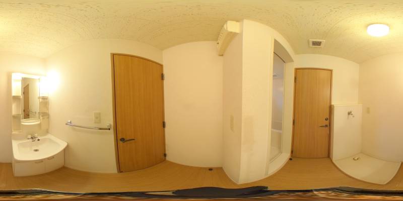 パノラマ画像洗面所