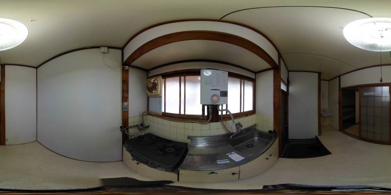 パノラマ画像キッチン