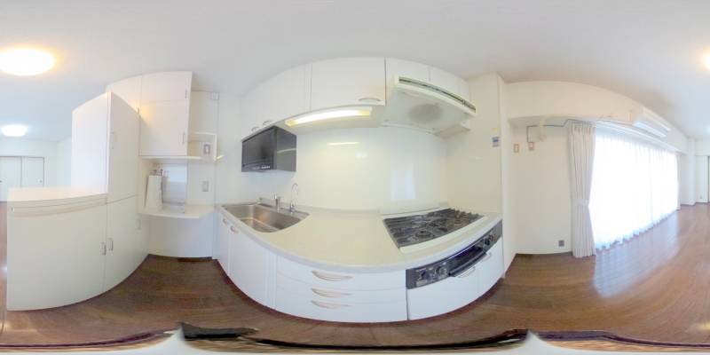 パノラマ画像キッチン