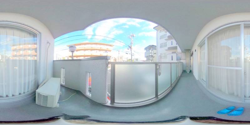 パノラマ画像バルコニー