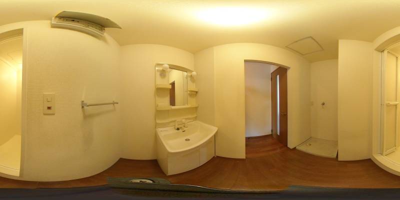 パノラマ画像洗面所