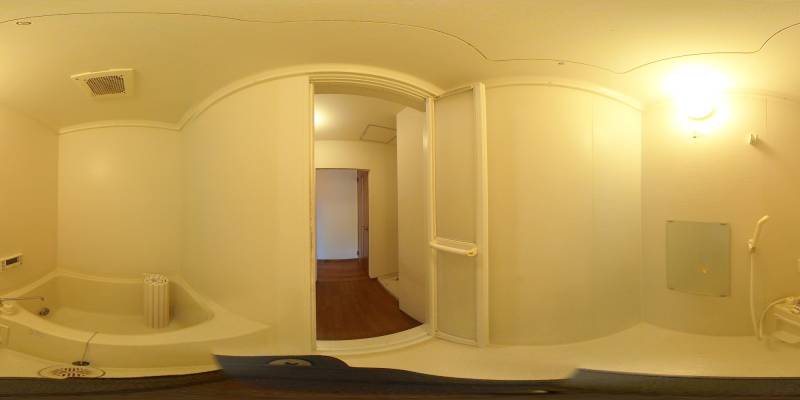 パノラマ画像バスルーム