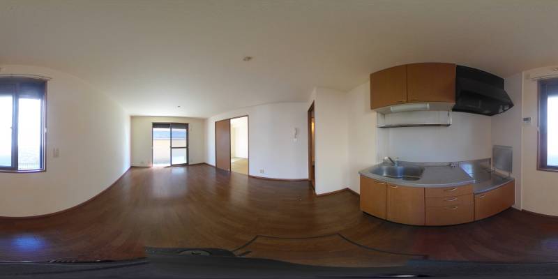 パノラマ画像キッチン