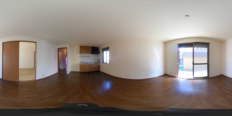 パノラマ画像リビング