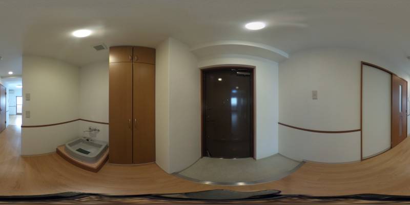 パノラマ画像玄関