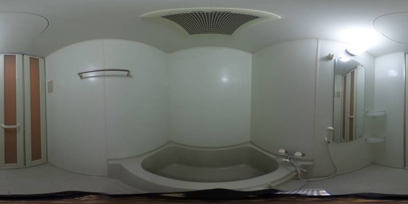 パノラマ画像バスルーム